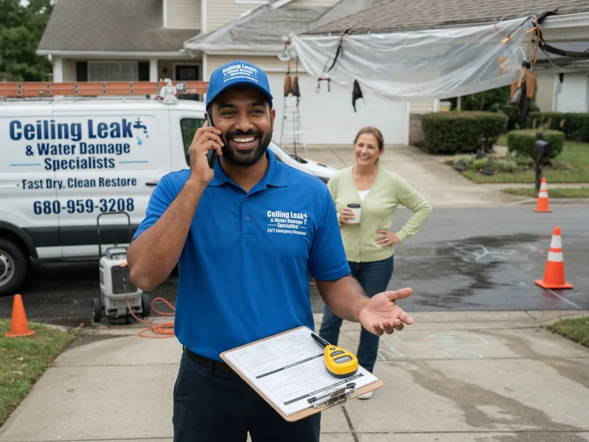 Ceiling Leak Cleanup Gloucester City, NJ FAQs